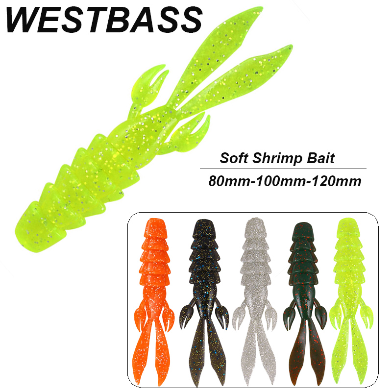 Fishing Lure Swimbait - WESTBASS Crazy Flapper Fishing Lures 8-10-12cm
