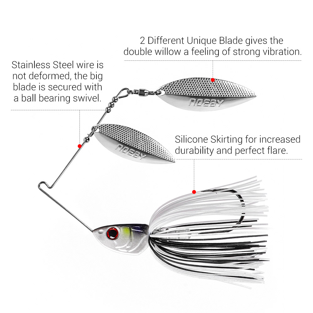 Noeby Spinnerbait 10.5g 14g 21 - Fishing Lure Spinnerbait review and price