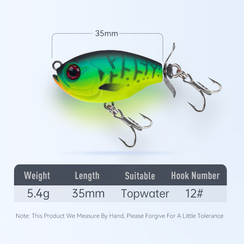 Kingdom Propeller Topwater Pop - Fishing Lure Spinnerbait review and price