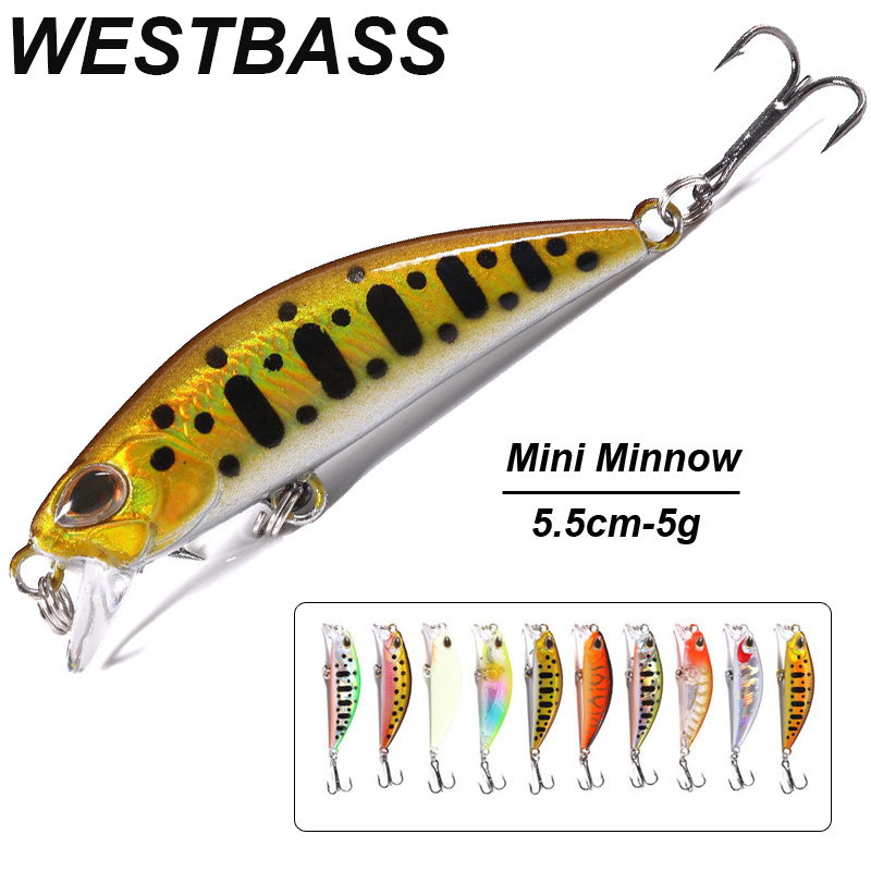 WESTBASS 1PX Micro Minnow Lure - Fishing Lure Swimbait review and price