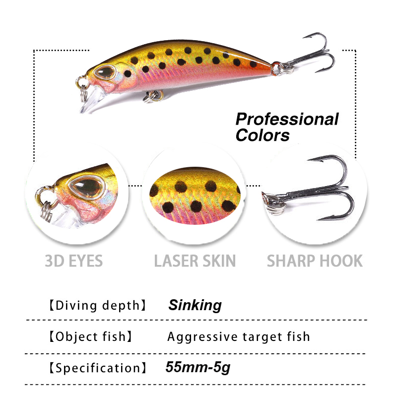 WESTBASS 1PX Micro Minnow Lure - Fishing Lure Swimbait review and price