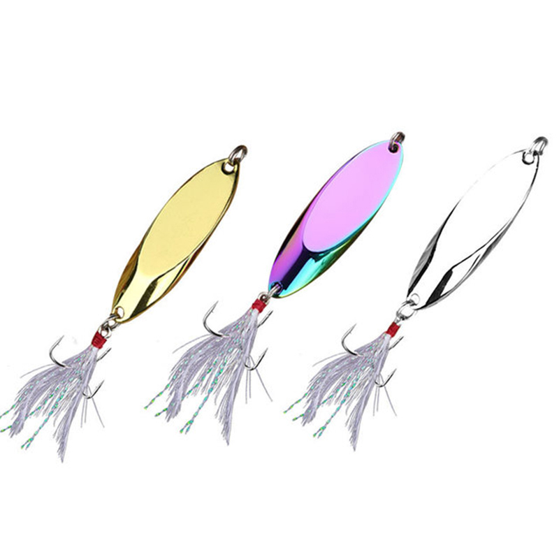 1pc 2.5g-35g Metal Spoon Lure  - Fishing Lure Spinnerbait review and price