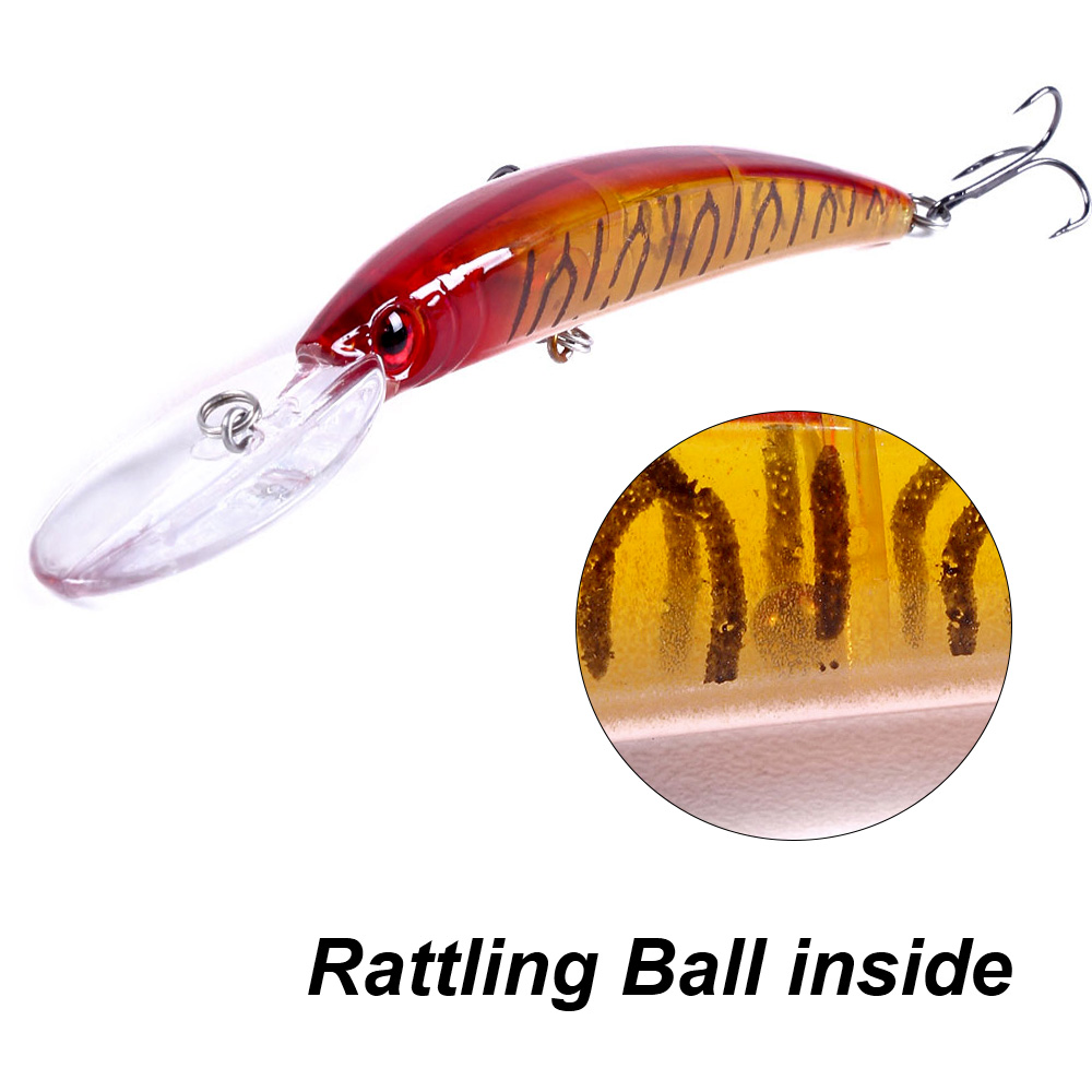 1PCS 15cm 15g  Deep Diving Jer - Fishing Lure Spinnerbait review and price