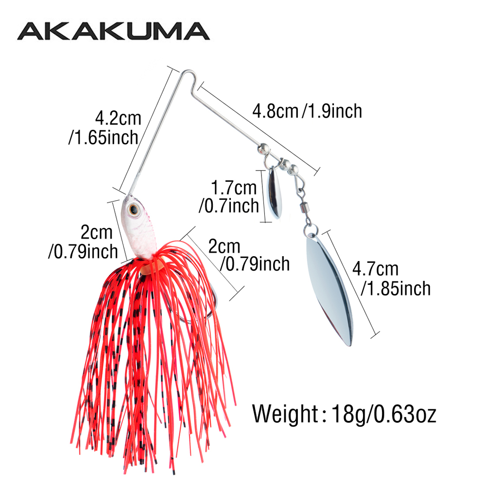 4pcs 18g Spinnerbait Fishing L - Fishing Lure Spinnerbait review and price