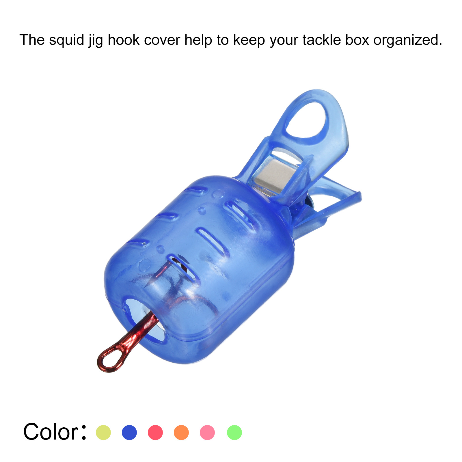 10pcs Small Size Squid Jig Hoo - Fishing Lure Box review and price