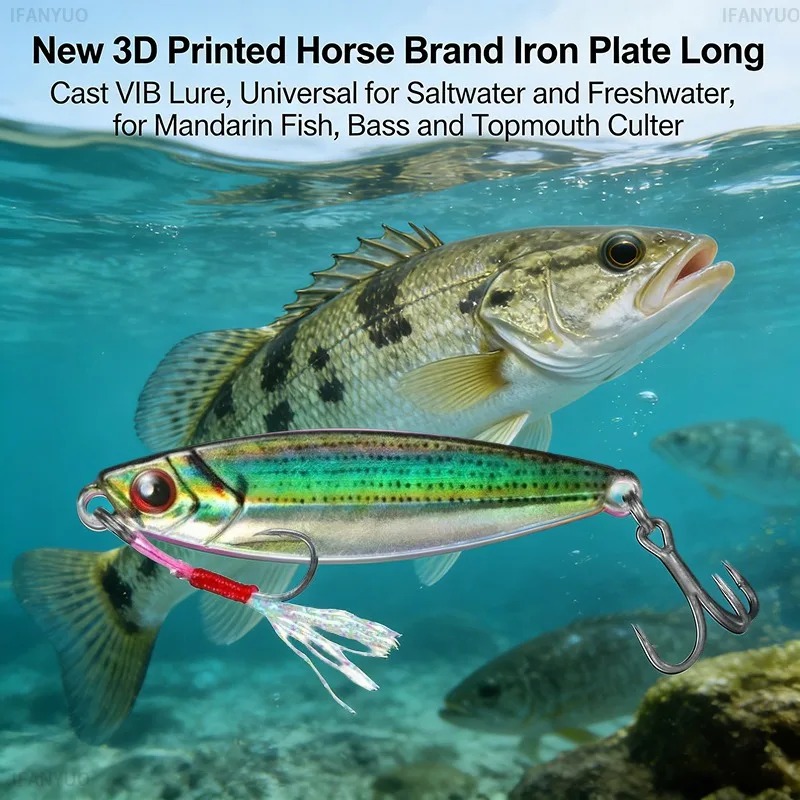 3D Printed Metal VIB Fishing L - Fishing Lure Blade Bait review and price
