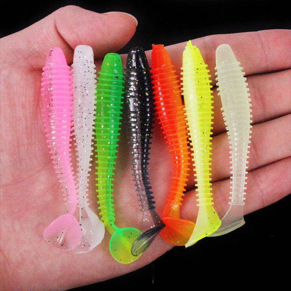 WALK FISH 10PCS Soft Lures Sil - Fishing Lure Swimbait review and price