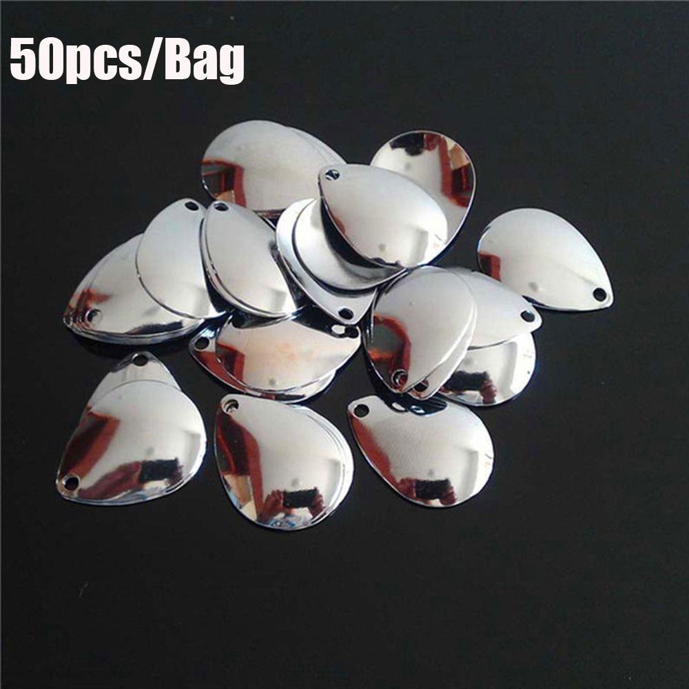 50pcs Rotate Sequin Smooth Nic - Fishing Lure Spinner review and price