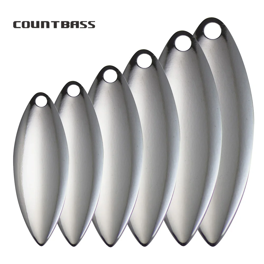 Countbass 50pcs Size 1-6 Nicke - Fishing Lure Blade Bait review and price