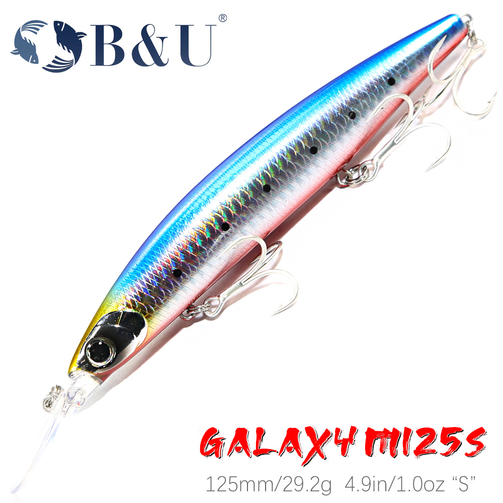 B&U 125mm Sinking Minnow Sea F - Fishing Lure Crankbait review and price