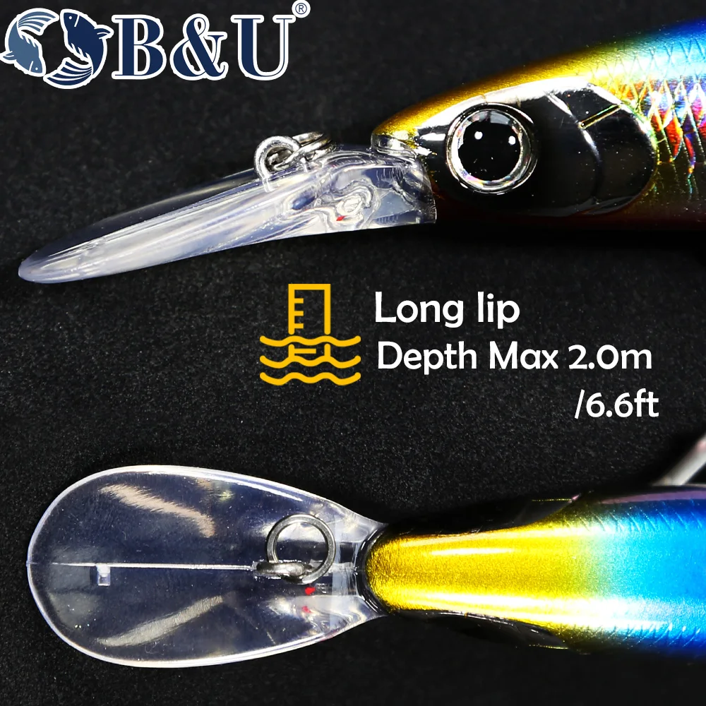 B&U 125mm Sinking Minnow Sea F - Fishing Lure Crankbait review and price