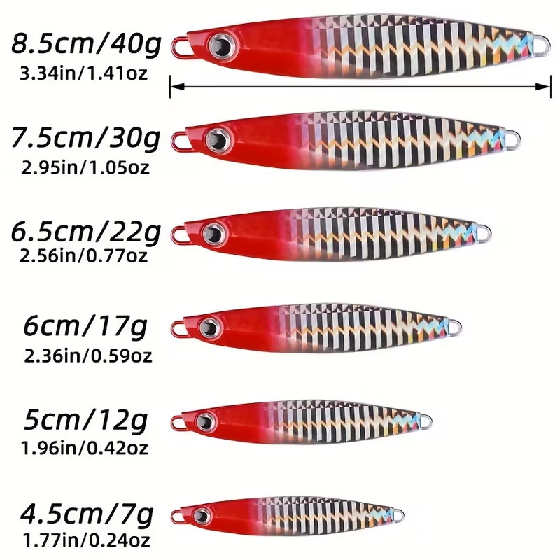 12pcs Fishing Metal Lures Jig  - Fishing Lure Blade Bait review and price