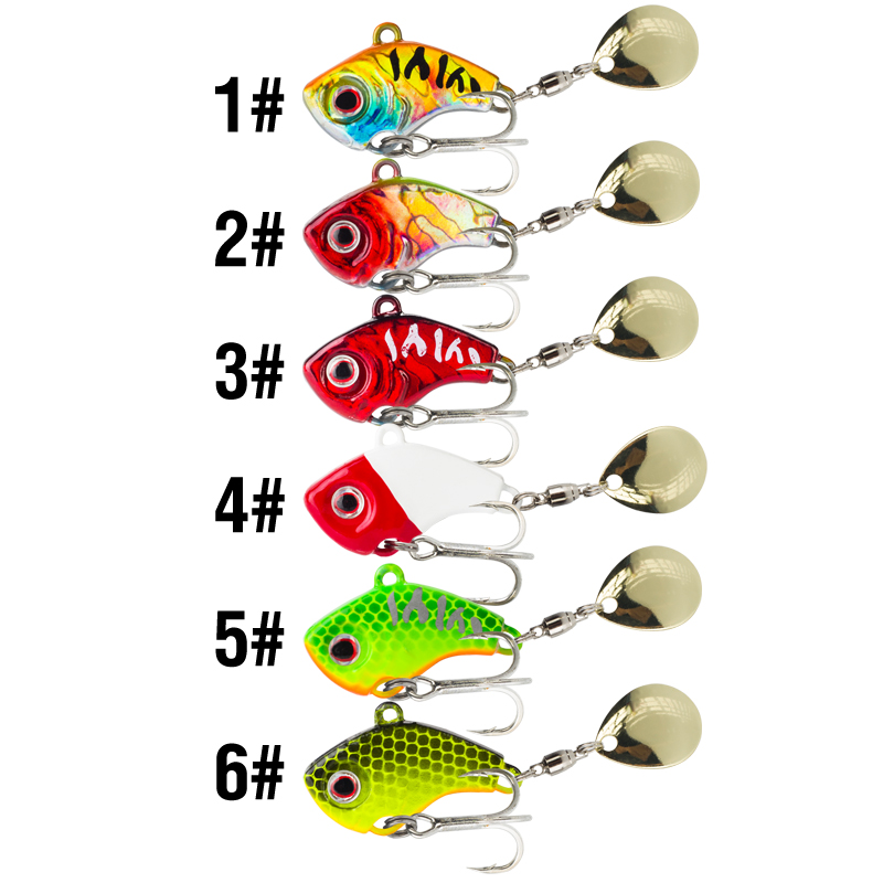 6PC 5g/7g/10g/14g/20g Rotating - Fishing Lure Crankbait review and price