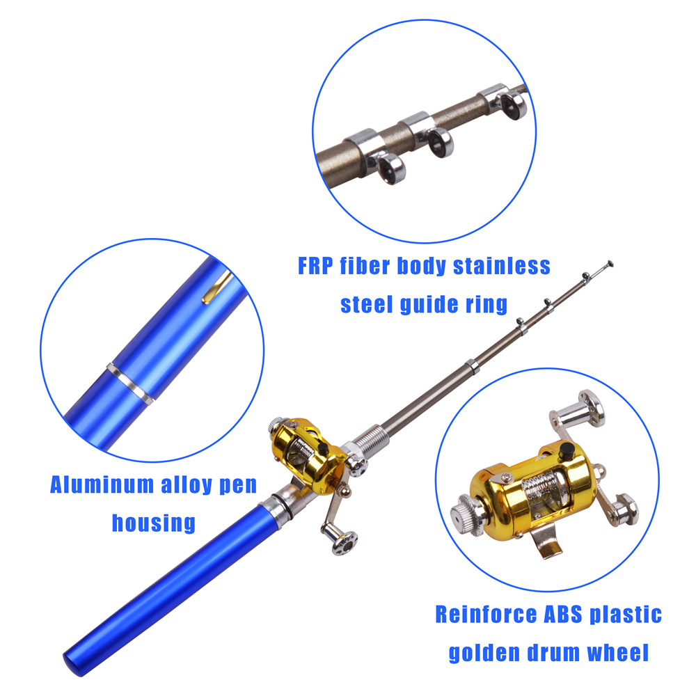 Mini ice fishing rod Combo wit - Fishing Lure Jig review and price